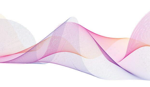 Abstract wavy line background dynamic sound wave wavy pattern stylish line art pattern design. 