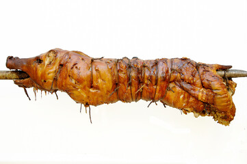 Porchetta d iAriccia  is typical food of Rome area and is a succulent, boneless Italian pork roast.