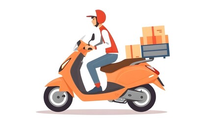 girl with scooter ercomerce