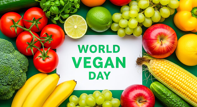 World Vegan Day Celebration with Fresh Produce