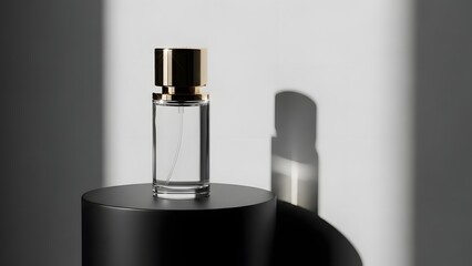 High-End Minimal Perfume Bottle Scene