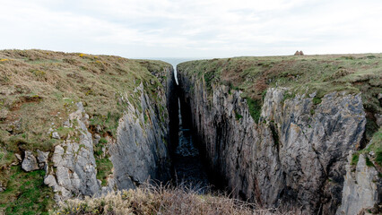 Huntsman’s Leap legendary limestone chasm