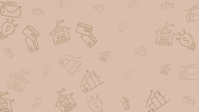 Ecommerce pattern finance icons enhance trust in digital stores, facilitating online payments. Suitable for websites, apps, financial blogs.