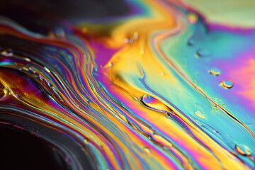 rainbow oil slick background
