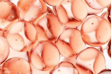 Translucent orange glass beads in macro detail with glossy reflections, ideal for vibrant branding, packaging mockups, and decorative abstract design compositions