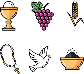 Holy Sacraments and Lent Icons