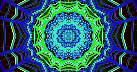 Tunnel video vj loop creates dynamic motion background with vibrant colors and seamless flow for engaging visual experience