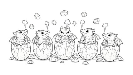 Hatching Dragons: Witness the magical birth of mythical creatures as baby dragons emerge from their eggs. A delightful display of fantasy and wonder.