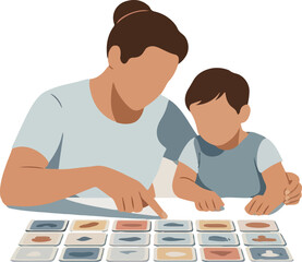 Couple working and studying together at home and office