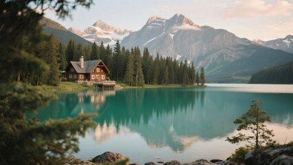 Emerald Lake Lodge is the only property on secluded Emerald Lake,surrounded by breathtaking Rocky Mountains,Yoho National Park