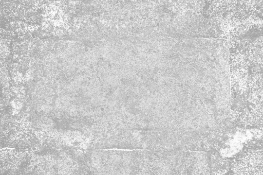 Damaged Dirty Concrete Wall Texture with Distressed Grainy Grunge Surface on Transparent Background.