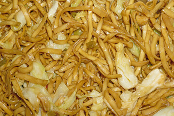 Indonesian Fried Noodles with Cabbage
