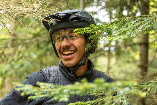 Adventurous mountain biking in the Pyrenees