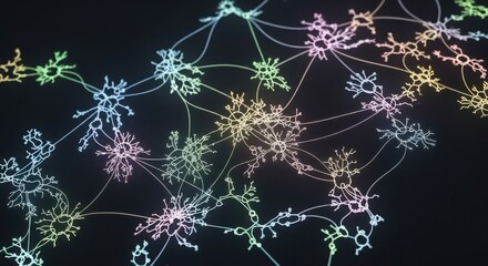 Abstract neural network visualization for data processing