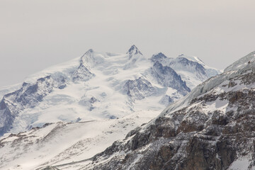 Snowy Peaks Monte Rosa The