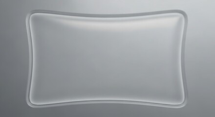 Blank rounded rectangle for text and design use