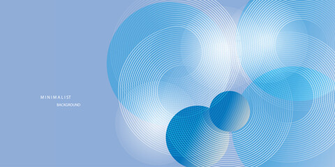 Abstract blue modern background with circle elements. Digital technology concept. vector illustration modern background with circle elements. Digital technology