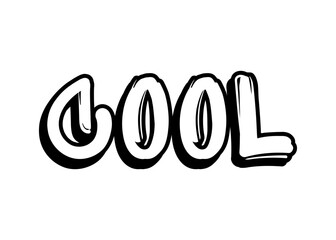 Cool graffiti word vector font
Vector font word on a white background