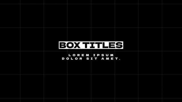 Box Titles 9