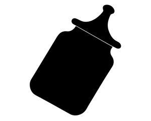 feeding bottle silhouette vector,feeding bottle icon