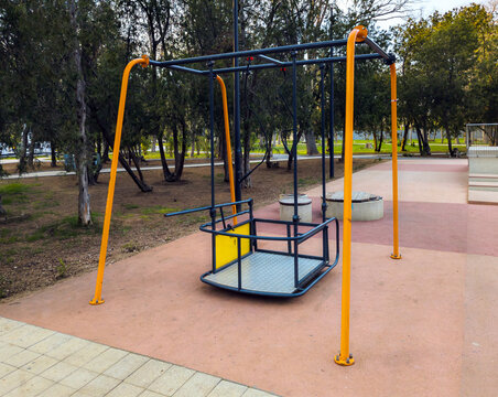 Swings for wheelchair users those with disabilities