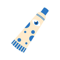 Simple beauty and skincare items collection