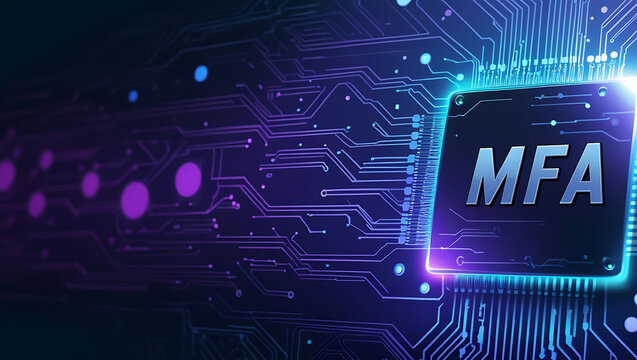 Multifactor Authentication Security Visualization Highlighting Secure Identity Verification, Encrypted Access Control, and Multi-Layer Protection for Modern Digital Platforms