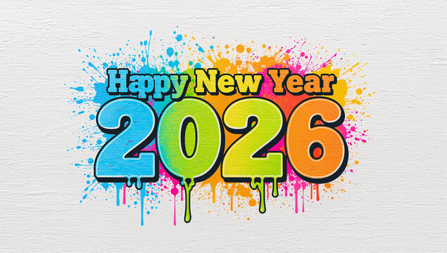 Happy New Year 2026 Coloring Images – Download & Print