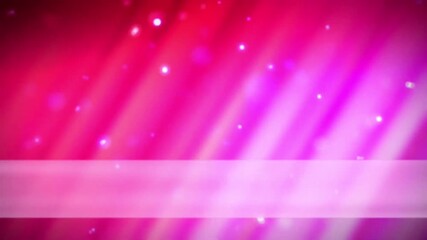 Pink magenta gradient background moving light rays particles lower third band loop