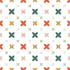 Geometric New Year's pattern with colorful elements for backgrounds and wrapping paper