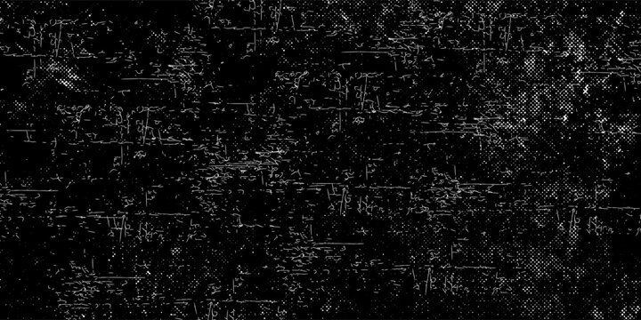 Glitch TV static noise wallpaper. Black and white VHS pixel noise texture. Random interference signal concept. Rippled video tape background. Image distorted distressed backdrop effect. Vector