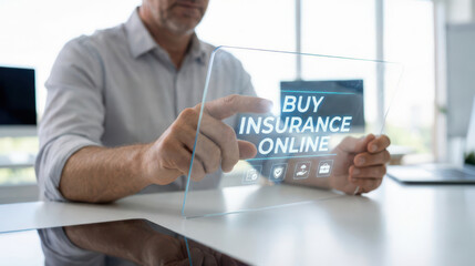 Exploring term life insurance options online purchasing business environment digital interaction modern technology