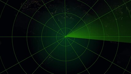 Abstract Digital Hud call Radar screen animation. Radar point dictated to the enemy position. Digital realistic Technology radar animation. Radar Scanning Navigation. radar technology animation icon. - Powered by Adobe