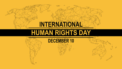 International Human Rights Day Banner Global Solidarity