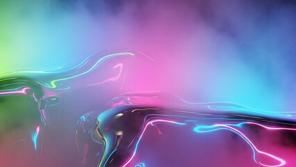 Experience the stunning visuals of this vibrant abstract background with neon accents, perfect for modern designs and creative projects needing a futuristic touch