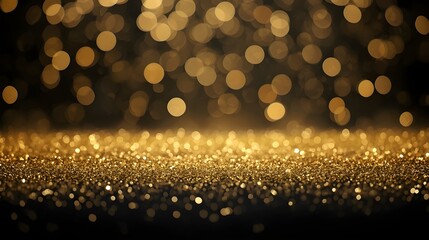 Luxury Gold and Black New Year Background