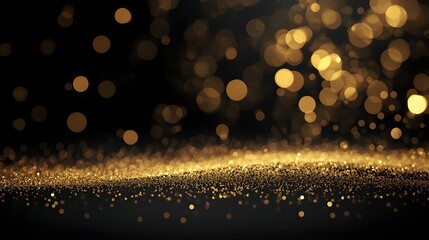 Luxury Gold and Black New Year Background
