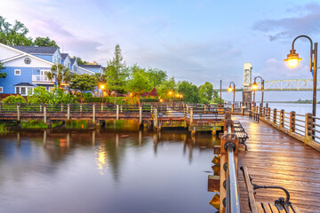 Wilmington, North Carolina, USA on the Riverwalk 1921