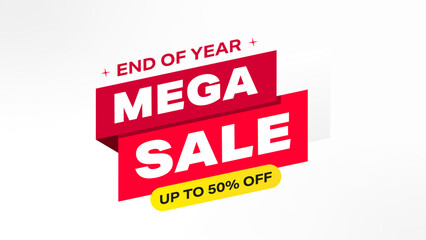 End of Year Mega Sale Banner