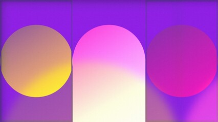Abstract Retro Glitch Geometric Gradient Background Design