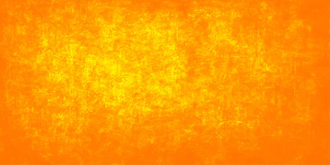 Abstract orange grunge texture background with fiery yellow heat pattern and light flames design