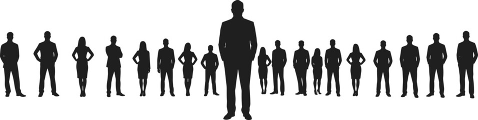 Business people silhouettes, professional teamwork, corporate leadership, office communication, negotiation success, partnership growth, business collaboration, strategy planning, career development
