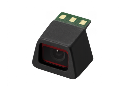 Miniature camera sensor module with transparent background