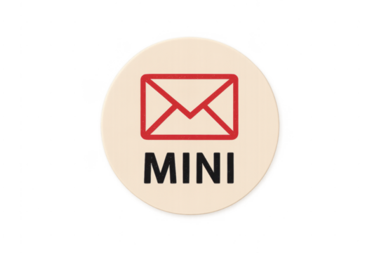 Mini mail email message button icon