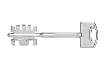 Door key isolated on white background, including clipping path