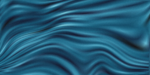 Abstract sparkling teal surface with dynamic wavy patterns creating a luxurious texture