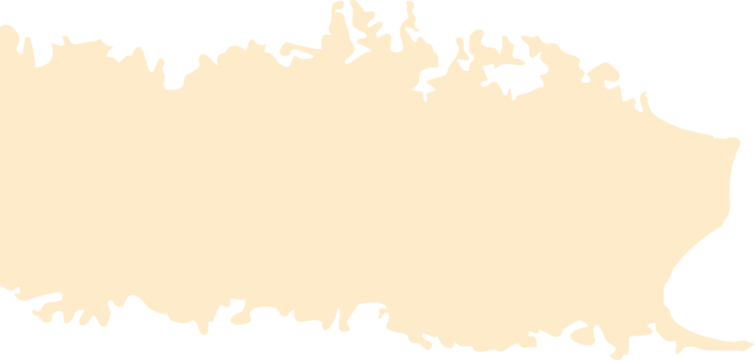 A soft beige abstract border with an irregular, organic silhouette resembling dripping frosting or melting snow creates a decorative frame.