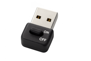 Usb adapter with on off power switch