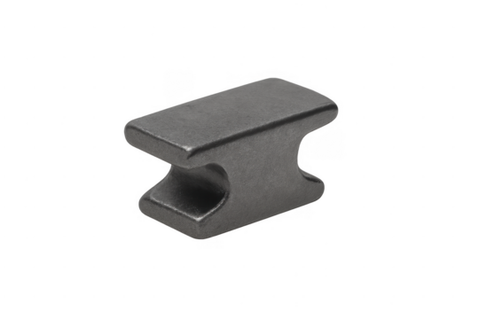 Miniature metal anvil for blacksmithing and crafting