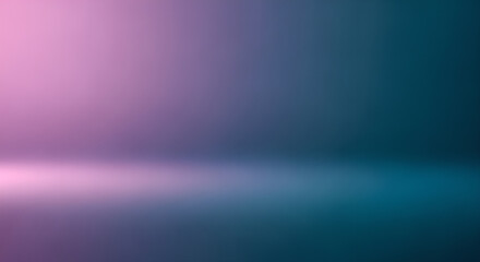 Obraz premium Gradient Background Studio Pink Blue Purple Teal Copy Space